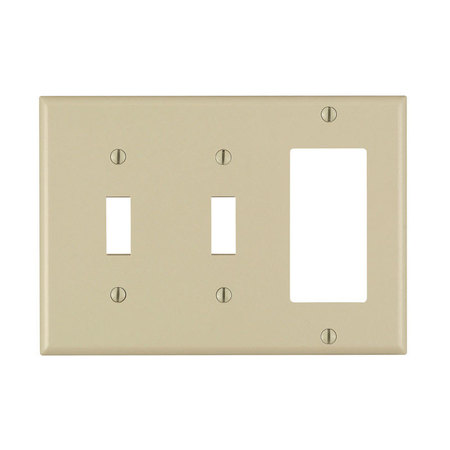 LEVITON Decor2Tog Swtch Wlplt Iv 80421-00I